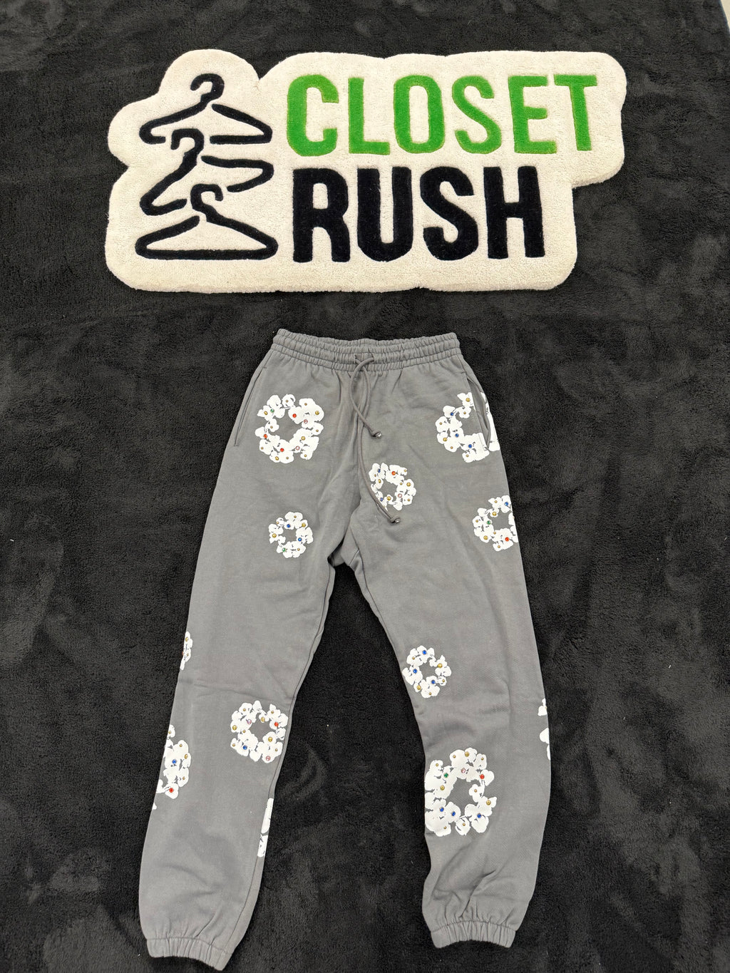 DENIM TEARS "GREY RHINESTONE' TRACKSUIT